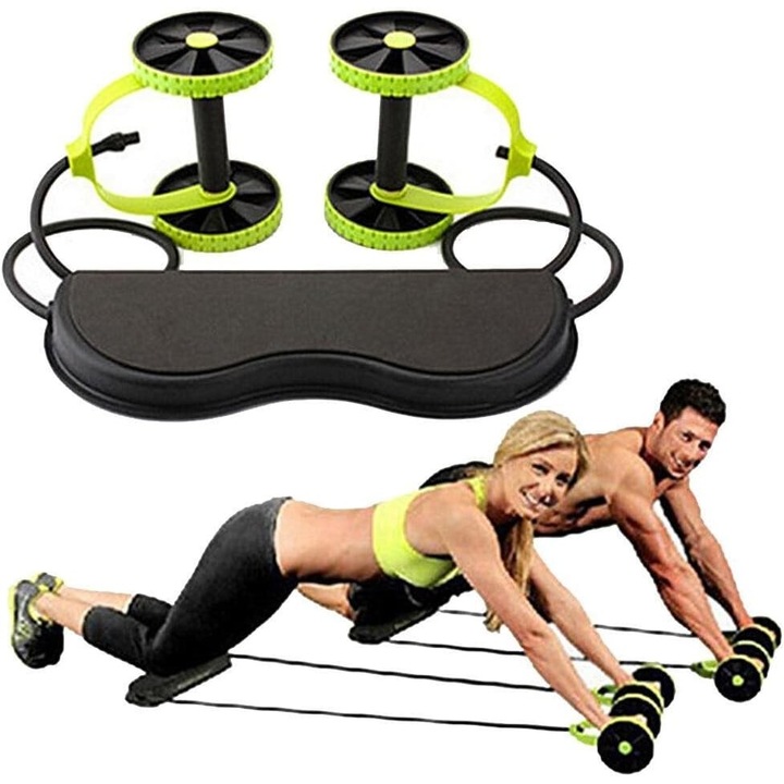 Aparat pentru tonifiere, verde/negru