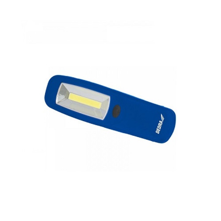 Lanterna 3w COB LED, longitudinala cu baterii DEDRA L1006