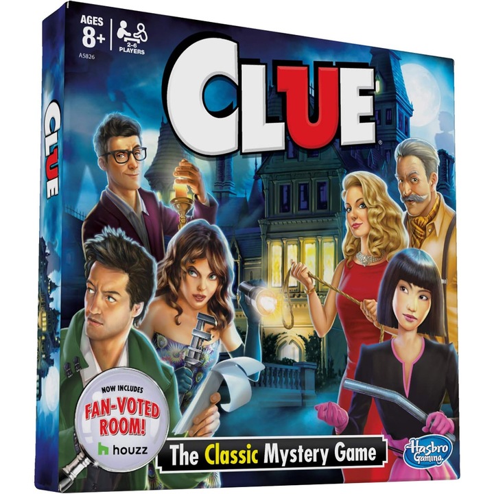 Joc de societate Cluedo The Classic Mistery game lb. Engleza