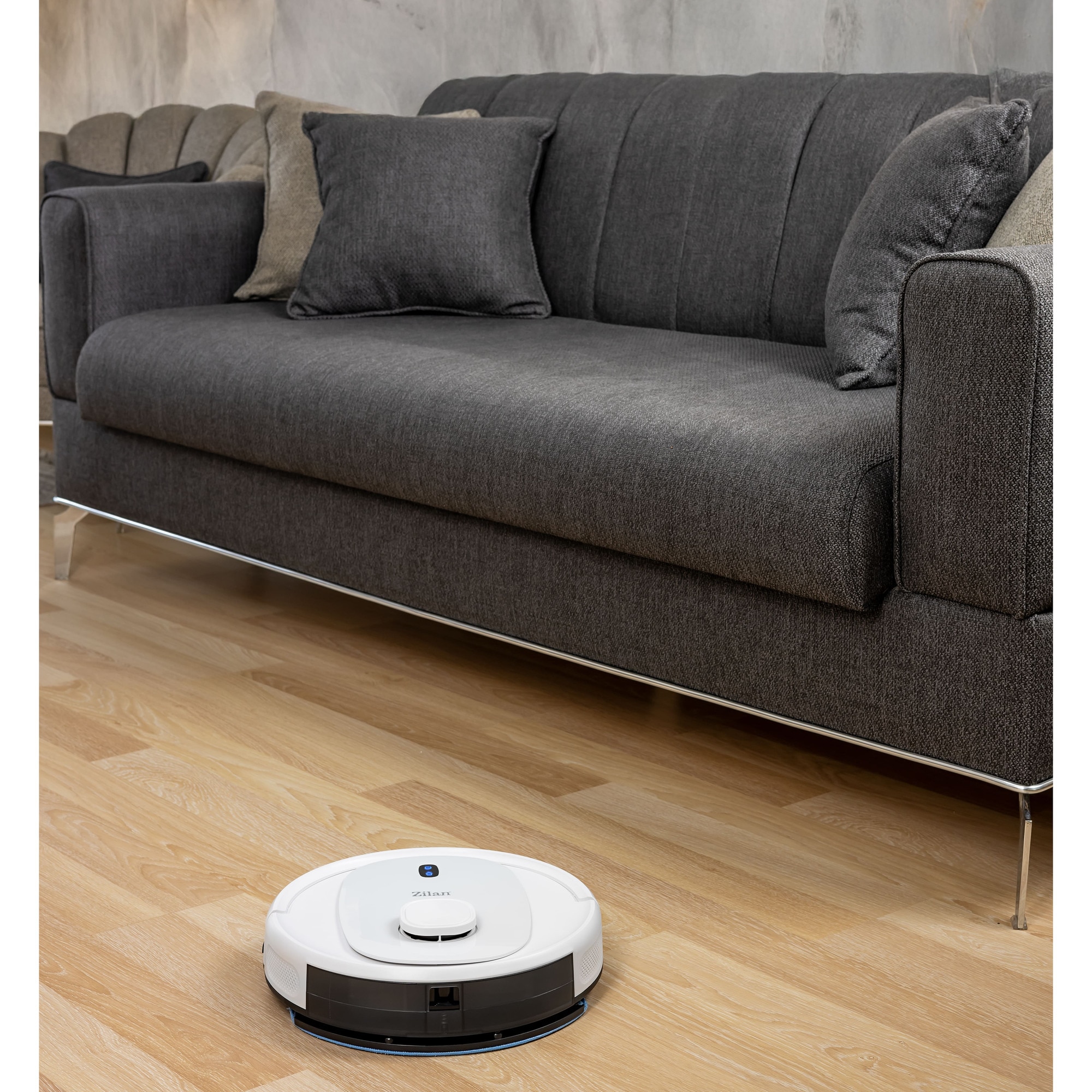 Aspirator robot Zilan ZLN5400, Putere aspirare 2700pa, Zgomot sub 68dB, 3 nivel putere, conexiune Wi-Fi, Baterie 3200mAh