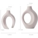 Set de 2 vaze ceramice mate, WALALLA, Bej