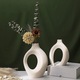 Set de 2 vaze ceramice mate, WALALLA, Bej