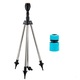 Aspersor tripod rotativ, inox, reglabil, 360°, suport telescopic