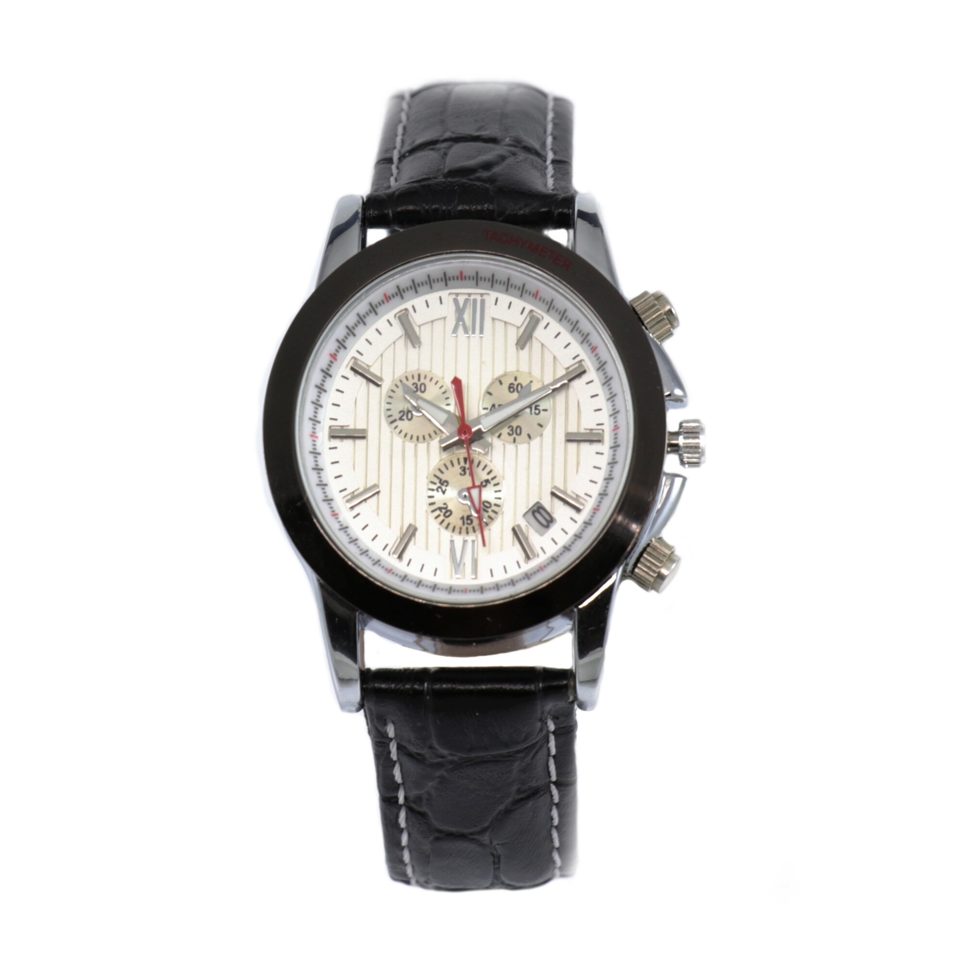 Ceas Dama - Crystal Blue - Time & Date - Black