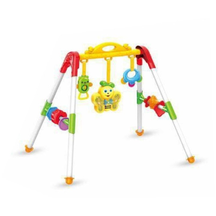 Centru de activitati bebelusi Baby Gift Set™ albinuta, 12 melodii, lumini, Jucarii interactive multicolore