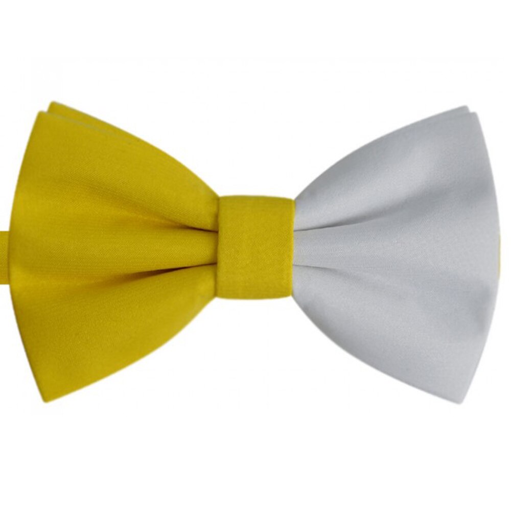 Papion bicolor galben - alb