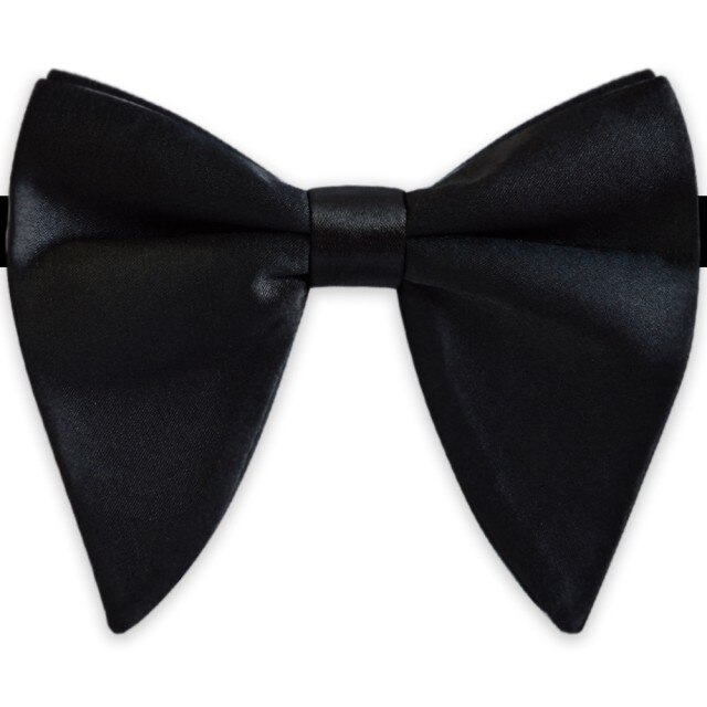 Papion elegant, negru, model French Charm