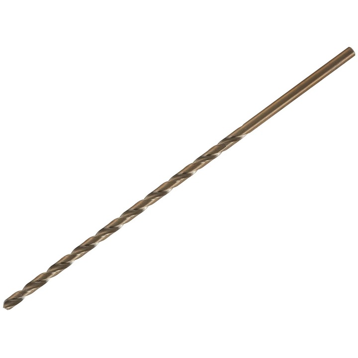 Burghiu HSS pentru metal 5 x 195 mm DIN1869, auriu