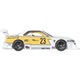 Masinuta Hot Wheels Premium, Silhouettes, LB-ER34 Super Silhouette Nissan Skyline 1/5, JBK59, 1:64, Alb
