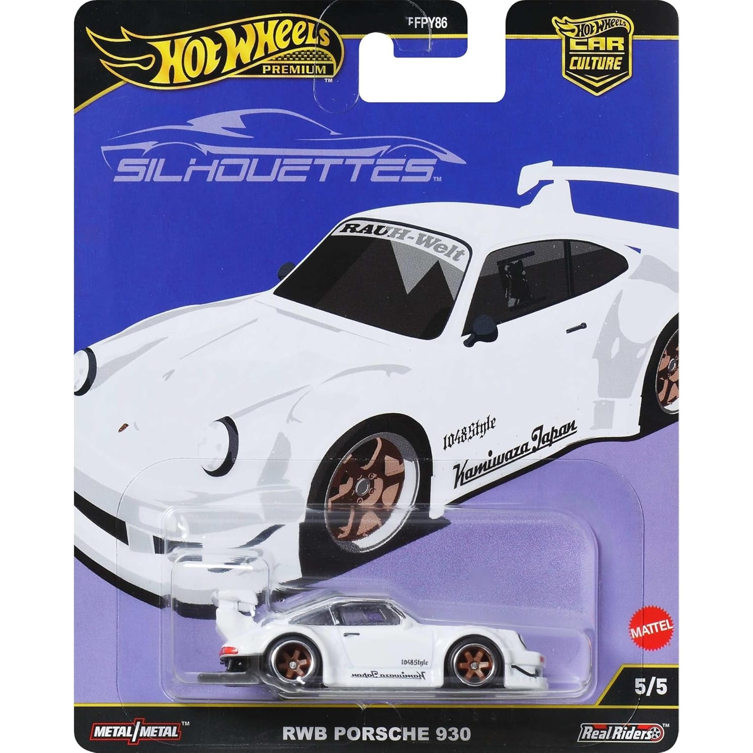 【ストリ】RWB Porsche 930 Masinuta Hot Wheels Premium, Silhouettes, RWB Porsche 930 5/5