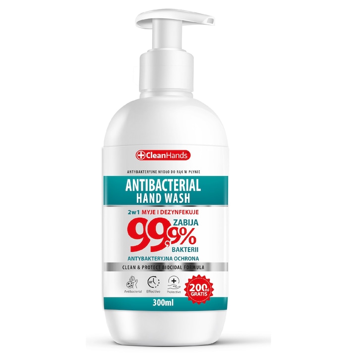 Sapun dezinfectant, SWIT, formula bio 99,9%, 300 ml, antibacterian, cu miros proaspat