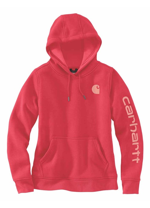 Hanorac dama, Carhartt Clarksburg, confortabil, bumbac/poliester, rosu