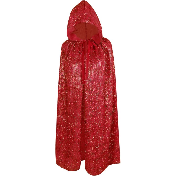 Cloaca cu gluga, matase colorata, 150x48cm, pentru costume medievale, petreceri de Halloween, set 1 buc.