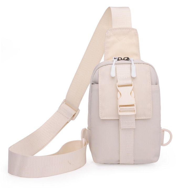 Női táska, vízálló, 19x6x12 cm, állítható pántokkal