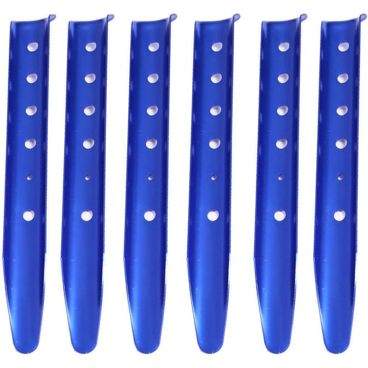 Set suruburi cort, 6 bucati, aluminiu, 31cm, pentru nisip si zapada