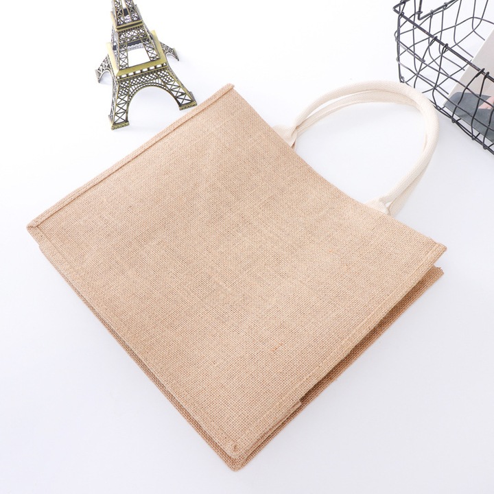 Natúr juta bevásárlótáska