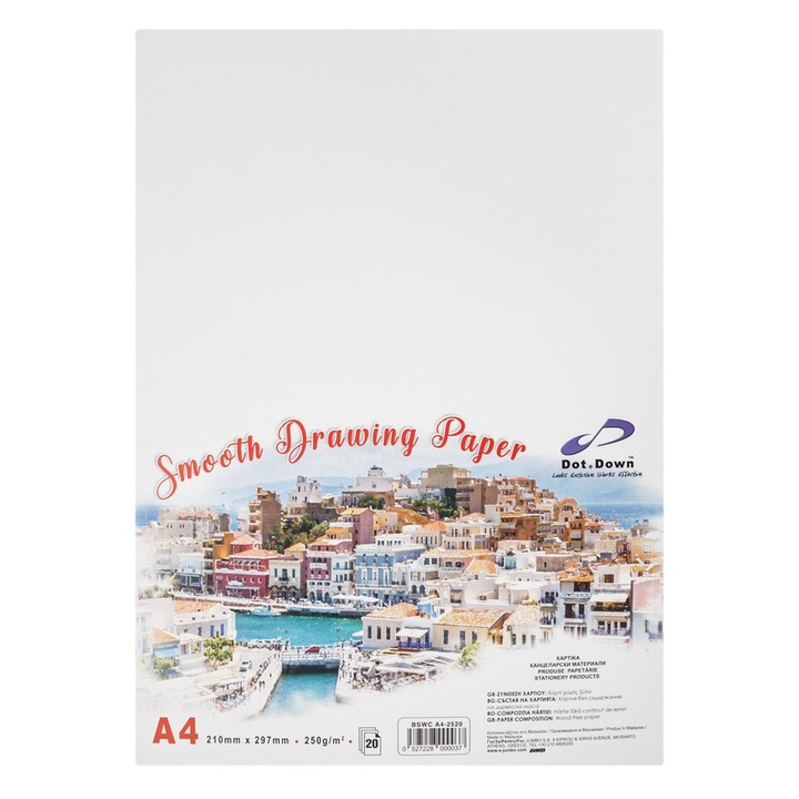 Pachet File de Tip Bristol A4 - 20F