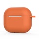 Husa pentru AirPods 4, Z131, Incarcarea wireless, Silicon, Orange