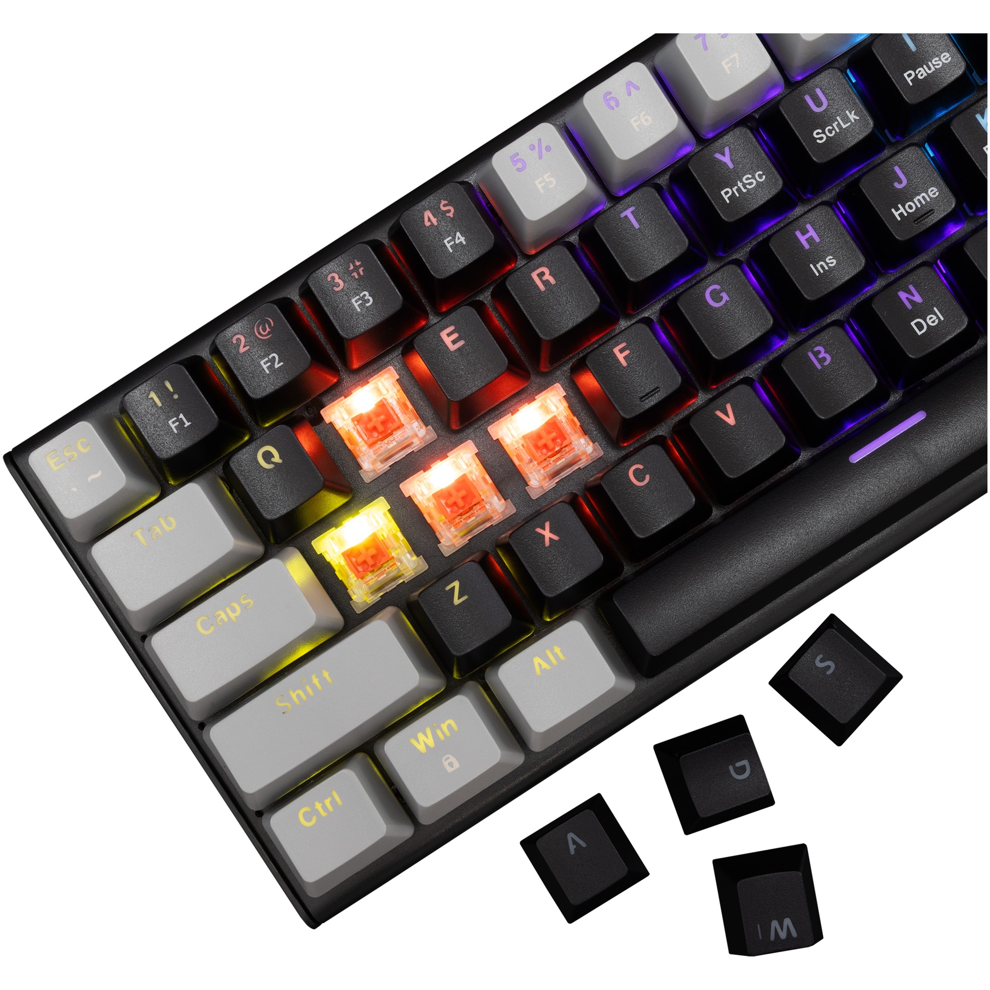 Tastatura Mecanica Gaming cu fir White Shark WAKIZASHI v2