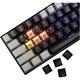 Механична клавиатура с кабел White Shark WAKIZASHI v2, RED Switch, Компактен тип Carry-On, Пълна Anti-Ghosting, Осветени Rainbow LED клавиши, 1.5м USB-C-USB-A, Черен/Сив