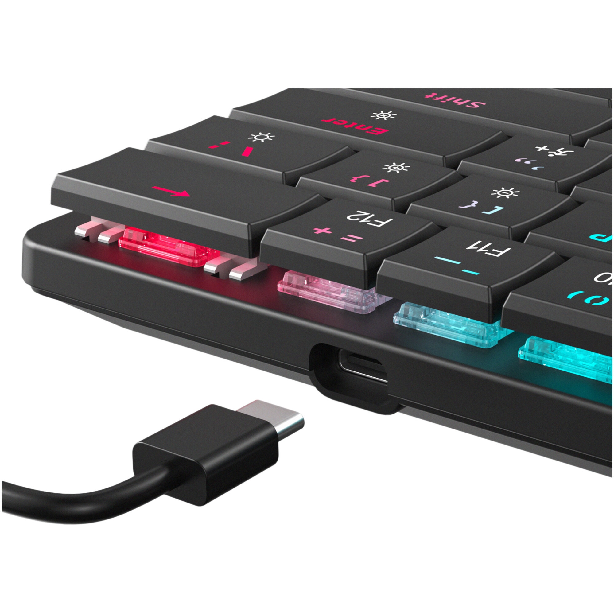 Tastatura Mecanica Gaming cu fir White Shark NAGAMAKI, RED Switch