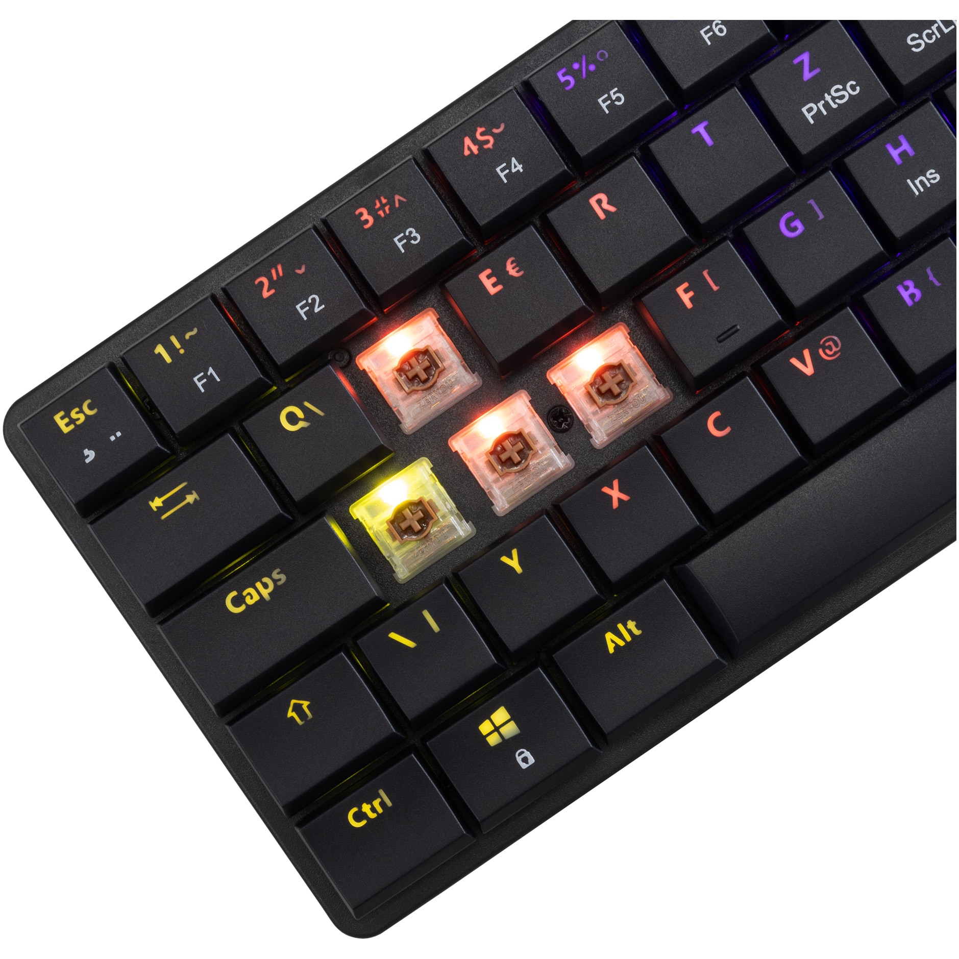 Tastatura Mecanica Gaming cu fir White Shark NAGAMAKI, BROWN