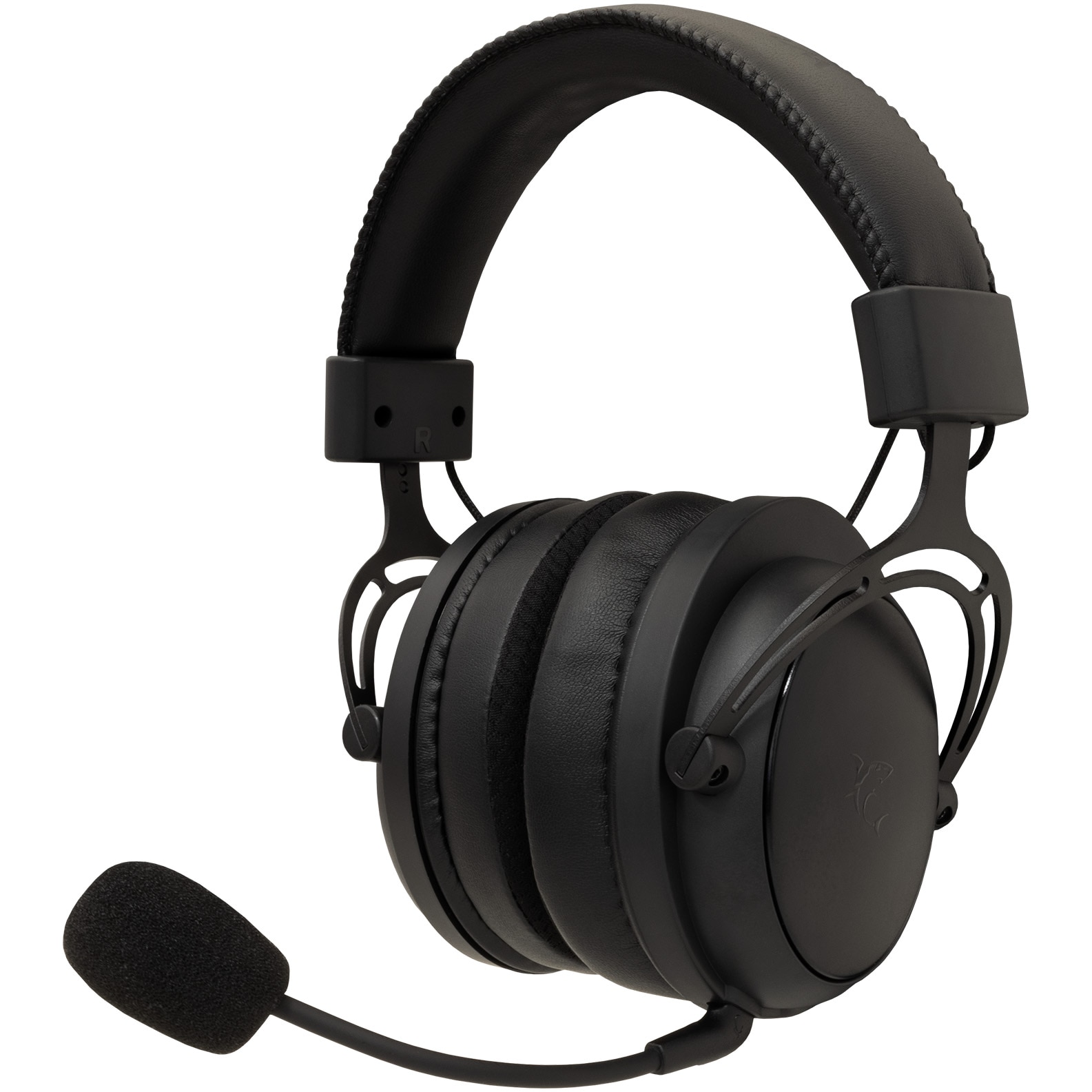 Casti Gaming Wireless White Shark GORILLA PRO, Bluetooth, Autonomie 30h, Over-Ear, Stereo, 53mm Driver, Microfon Detasabil Omnidirectional, ON/OFF Mic si Control Volum pe Casca, PC