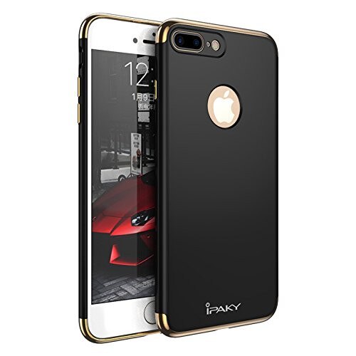 Husa 3 in 1 iPaky Neagra iPhone 7 Plus