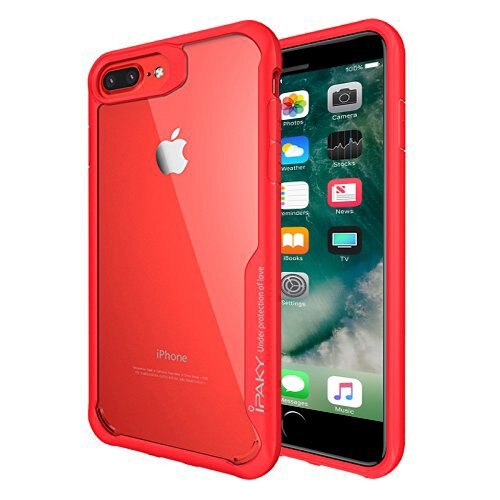 Husa Leku iPaky Clear Red iPhone 7 Plus/ iPhone 8 Plus