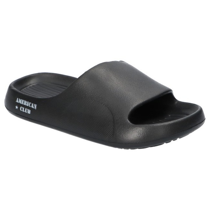 Детски чехли American Club, Nh175, Лека EVA пяна, приплъзване, тъмносини, Черен, 31 EU