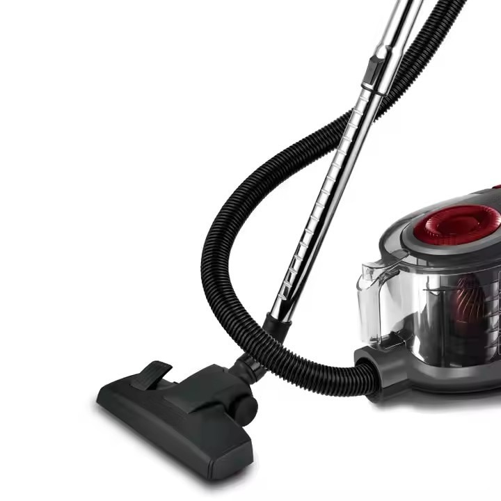 Aspirator Fara Sac, 3000W, 4.5L, Tehnologie Ciclonica, Tub Telescopic Reglabil, Cablul Retractabil, Design Compact, Curatare Eficienta, Rosu-Gri