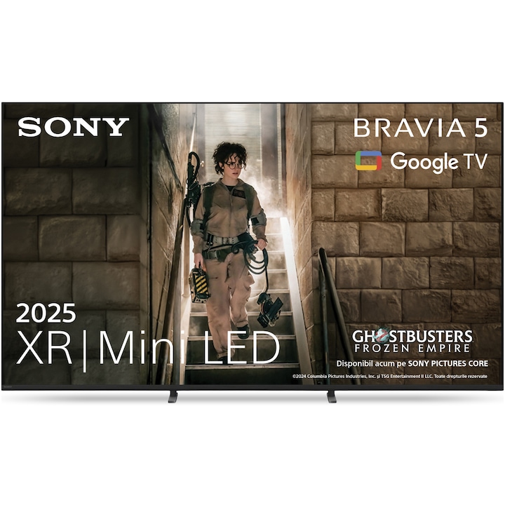 Телевизор Sony BRAVIA 5 XR l Mini LED 55XR55, 55" (139 см), Smart Google TV, 4K Ultra HD, 100 Hz, Клас E (Модел 2025)