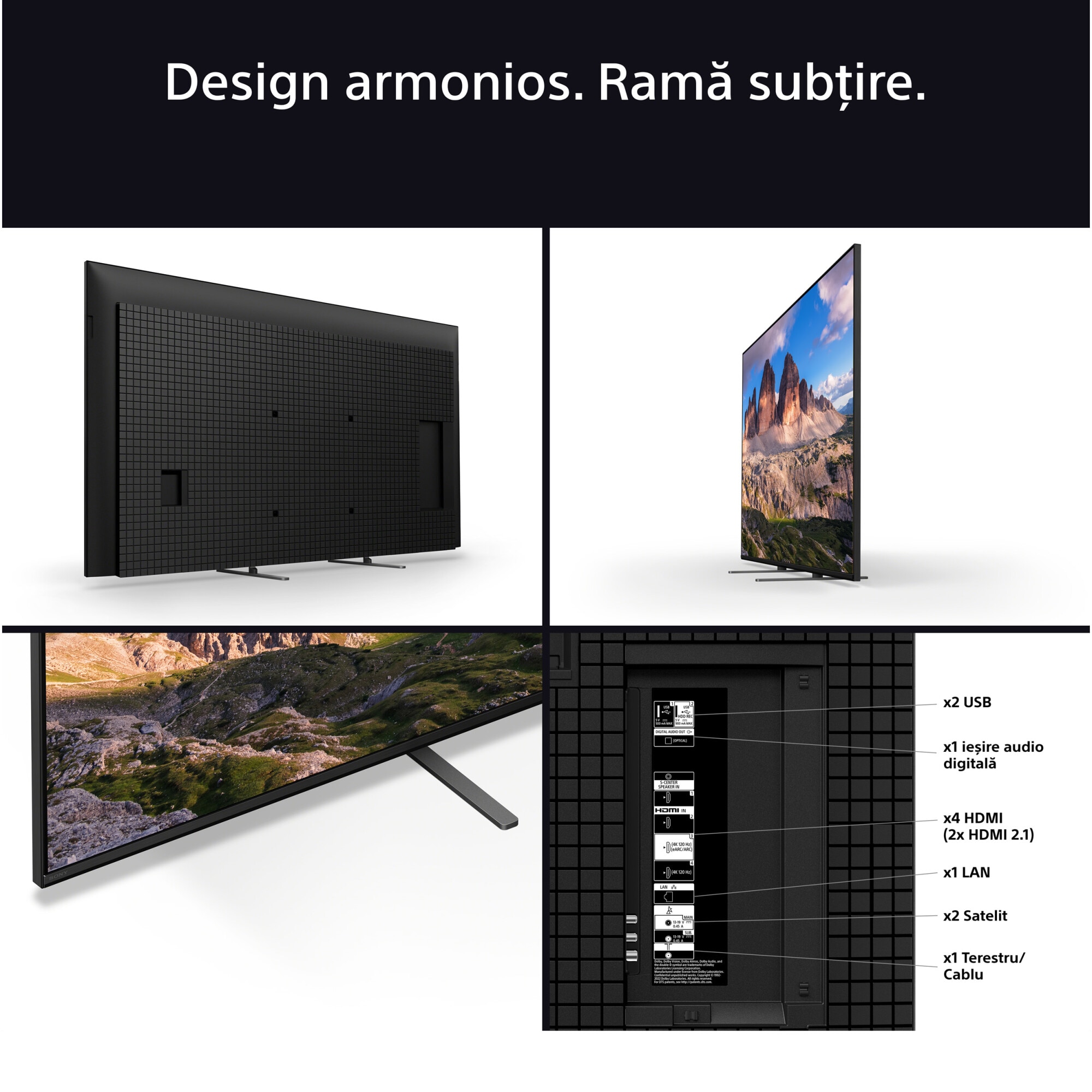 RESIGILAT: Televizor Sony BRAVIA 5 XR l Mini LED 55XR59, 139 cm, Smart Google TV, 4K Ultra HD, 100 Hz, Clasa E (Model 2025)