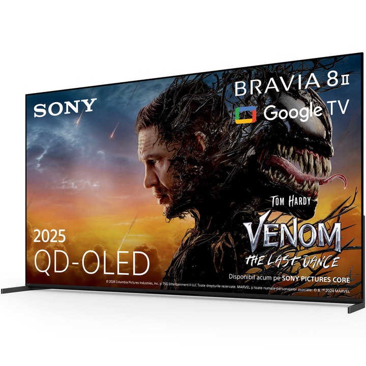 Televizor Sony BRAVIA 8M2 OLED 65XR8M2, 164 cm, Smart Google TV, 4K Ultra HD, 100 Hz, Clasa F (Model 2025)