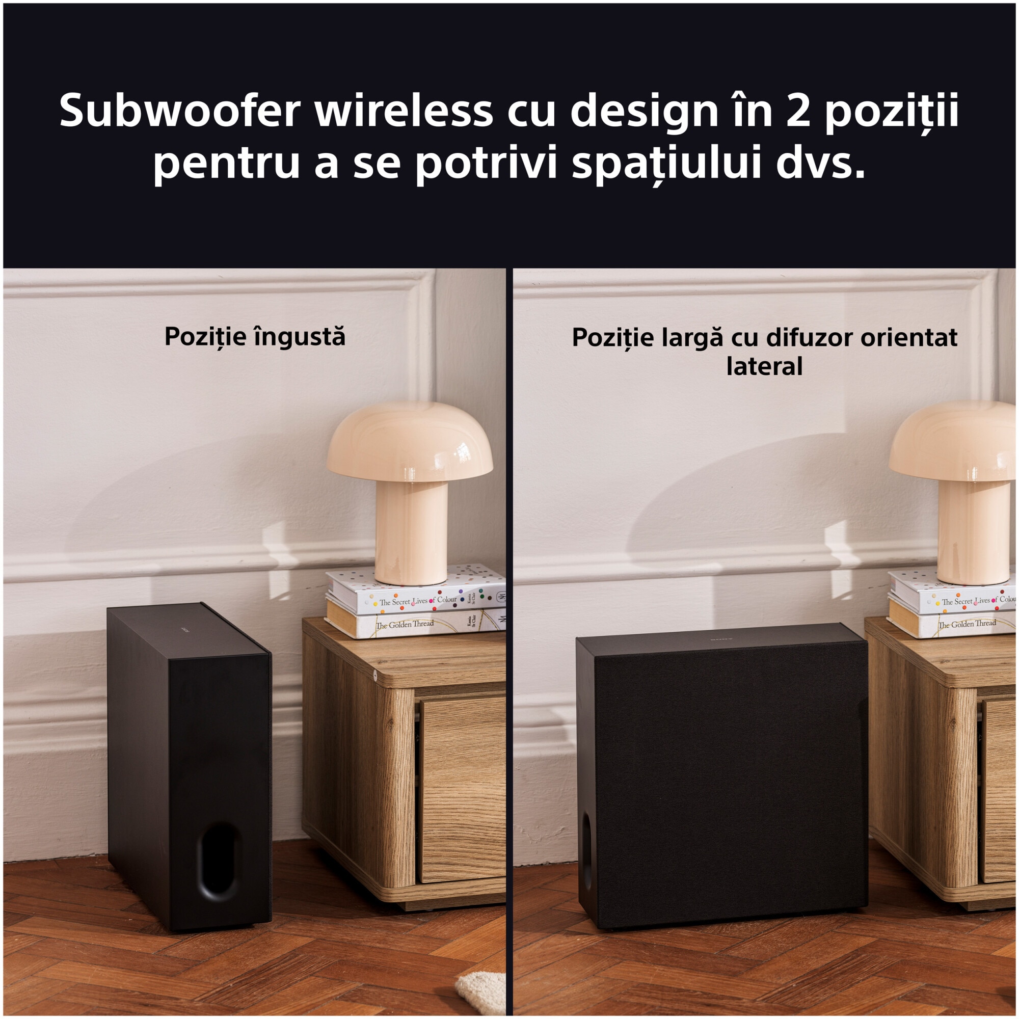 Subwoofer Sony BRAVIA Theatre Sub 7 SA-SW7, 100W, Wireless, Bass
