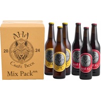 Bere artizanala nefiltrata 3 IPA, 3 RED ALE (oferta promotionala platesti pentru 5 sticle si 1 o primesti gratuit) 6 sticle de 500ml