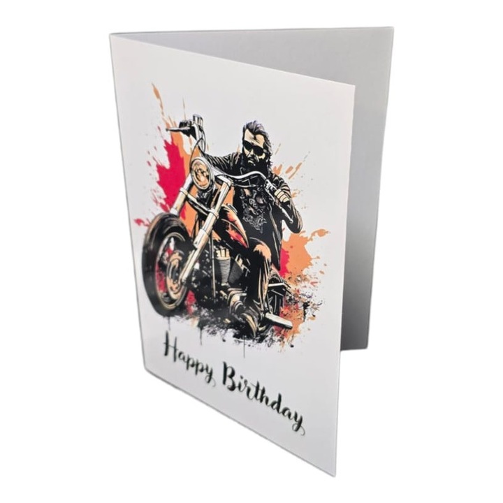 Felicitare moto - Model 1