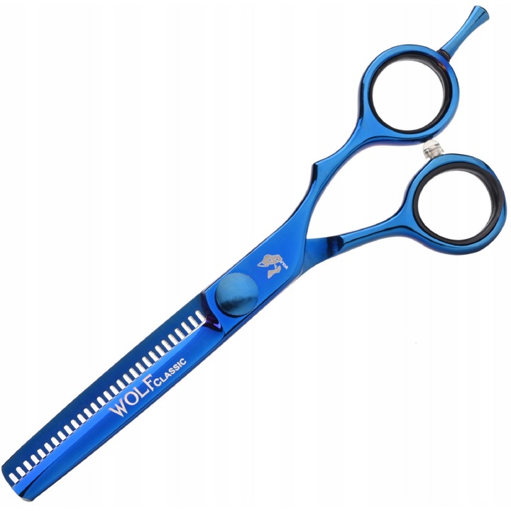 Foarfece de tuns Wolf, 5,5 inchi, electroplate, design ergonomic, set