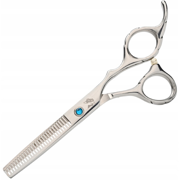 Foarfece de tuns Gepard 5,5 inch, electroplate, design ergonomic, pentru degazare, set