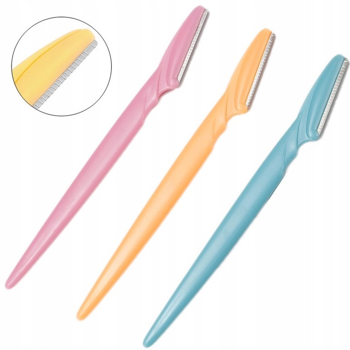 Brzytwa pentru stilizarea sprancenelor Gepard, otel inoxidabil, utilizare usoara, 1 bucata