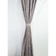 Set 2 Draperii stil Modern cu insertii Roz, magazincovoare, L 1.5 m si H 2.5 m, Rejansa din Bumbac Reglabila