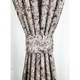Set 2 Draperii stil Modern cu insertii Roz, magazincovoare, L 1.5 m si H 2.5 m, Rejansa din Bumbac Reglabila