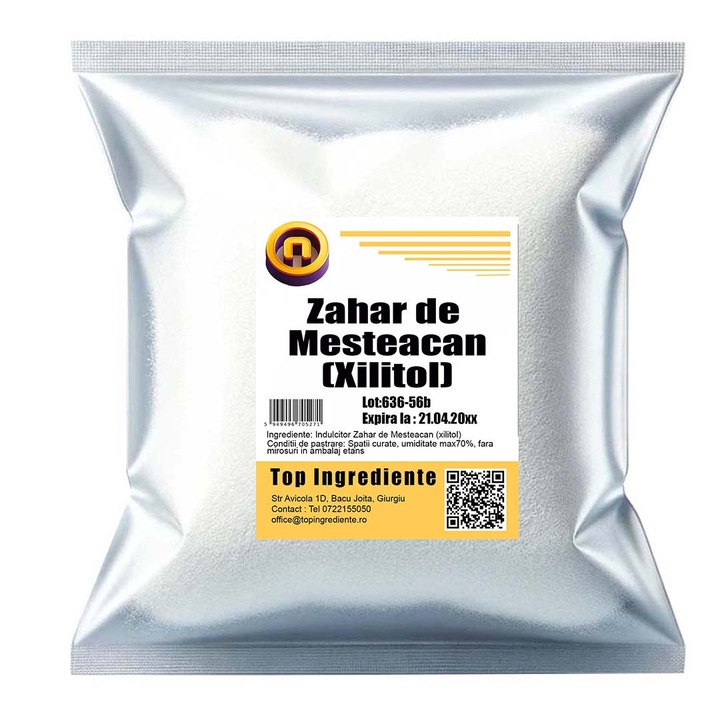Zahar de Mesteacan (Xilitol) - Top Ingrediente - 1kg