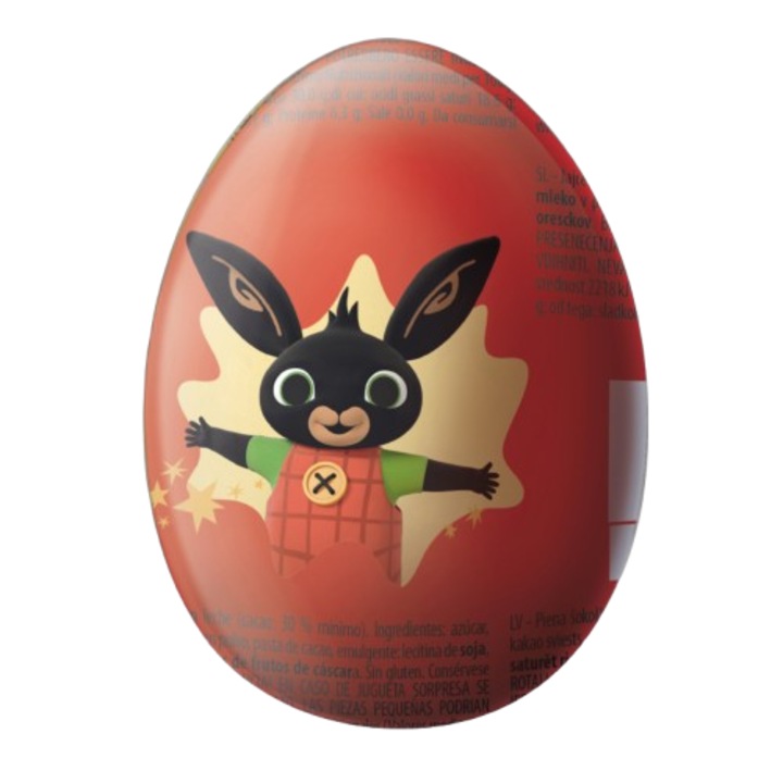 Шоколадово яйце с изненади от Бинг, без глутен, Долфин 20 г