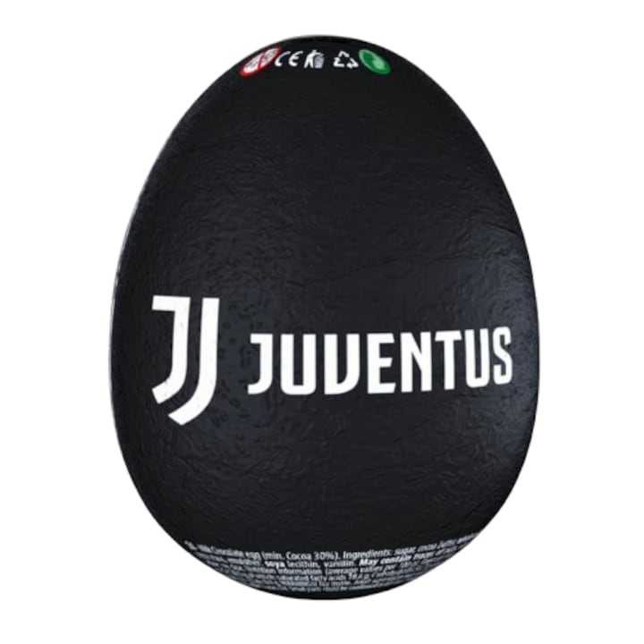 Ou de ciocolata cu surprize Juventus, fara gluten, Dolfin 20g
