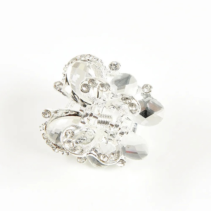 Cleste argintiu de par cu pietre acrilice, Meli Melo Paris