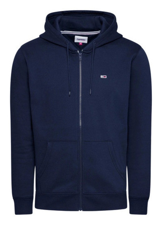 Hanorac barbati Tommy Jeans, bleumarin, bumbac, fermoar, maneca lunga, M INTL