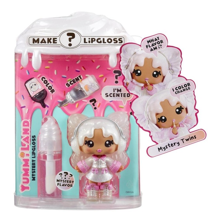 Flair Toys 1534563 Yummiland: Csináld magad szájfény és baba - Mystery Twins 2. széria