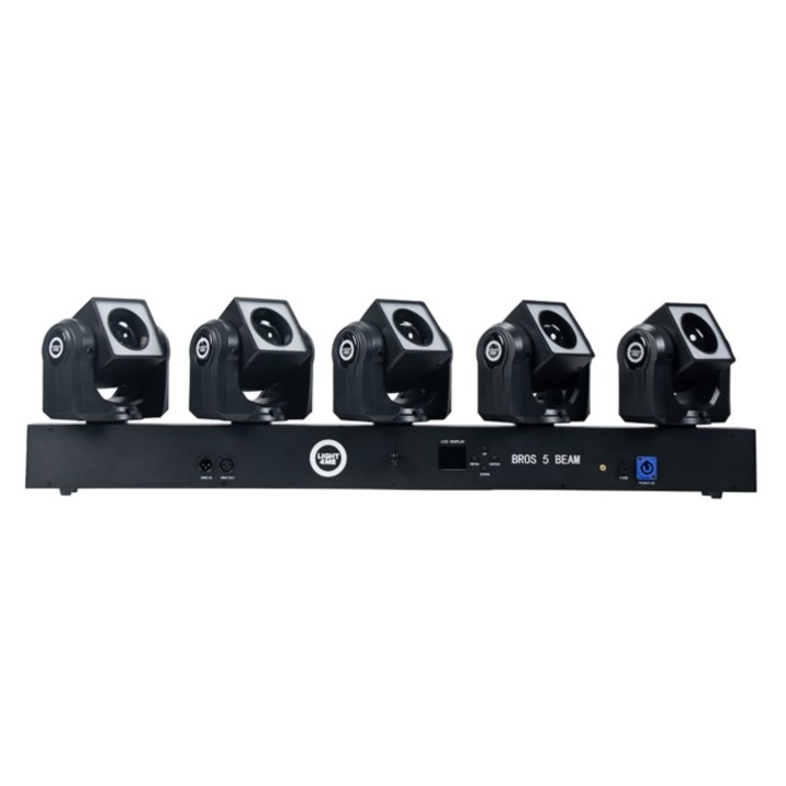 Echipamente de lumini, LIGHT4ME, 5 Moving head, negru