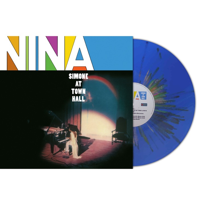 Nina Simone - At Town Hall -blue multicoloured splatter- (LP)